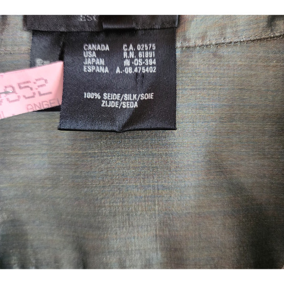 ESCADA ELEMENTS Womens Silk Top Size 42 (US LARGE) Corpcore Made in Germany Top - Picture 4 of 15